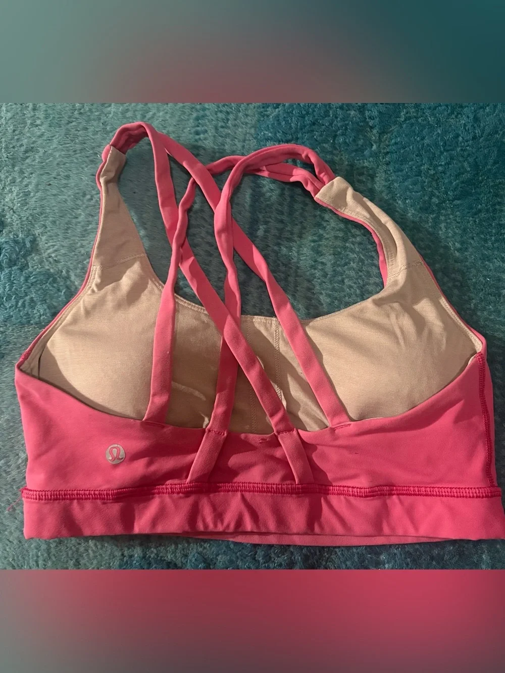 lululemon athletica Pink Crossback Sports Bra